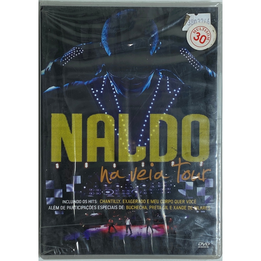 DVD - Naldo - Na Veia Tour - Lacrado Original
