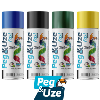 Tinta Spray Premium Uso Geral PEGeUZE Secagem Rápida Uso Interno/Externo 300ML em Oferta na Shopee