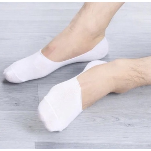 Kit Meia Sapatilha Invisível Com Silicone De Algodão Masculina e Feminina Unissex em Oferta na Shopee