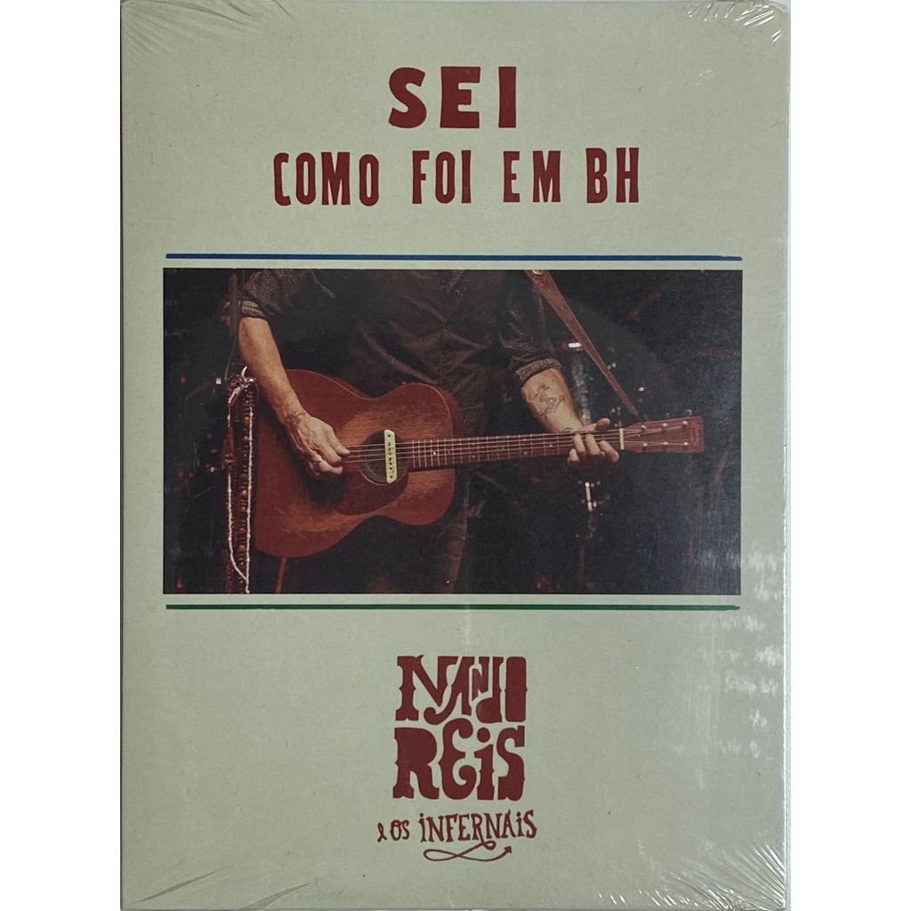 DVD + CD - Nando Reis e os Infernais - Sei Como Foi em BH - Lacrado Original