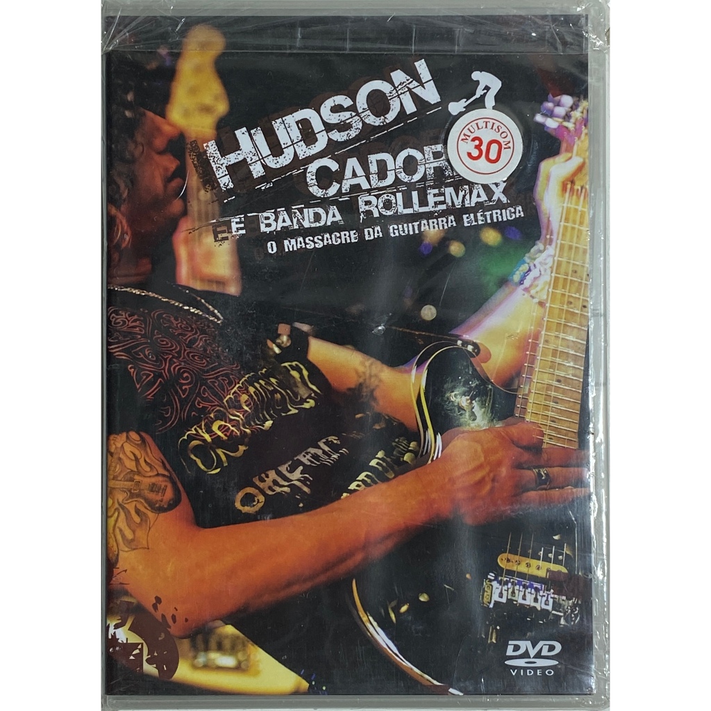DVD - Hudson Cadorini e Banda Rollemax - O Massacre da Guitarra Elétrica - Lacrado Original