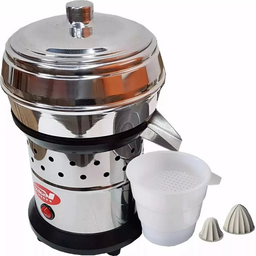 Espremedor Extrator Industrial De Sucos Laranja Limão Frutas 500W Inox Profissional