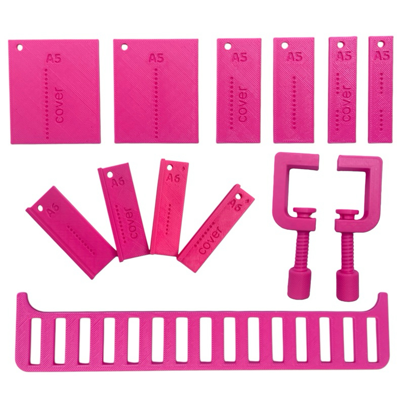 Kit Gabarito The Cinch Para Furo Quadrado E Redondos A6 Ea5 e Prensa em Oferta na Shopee