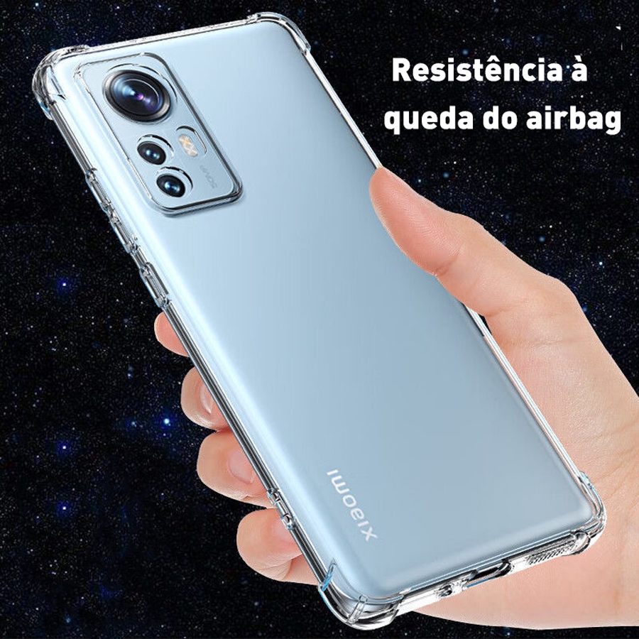 Capa Para Samsung M53 5G M35 M14 5G M02S A54 A14 A13 4G A03 A02S furo fino de alta qualidade transparente quatro cantos