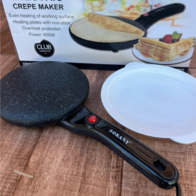 Panquequeira Elétrica  220v Panqueca Rápida e Prática Crepeira a pronta entrega