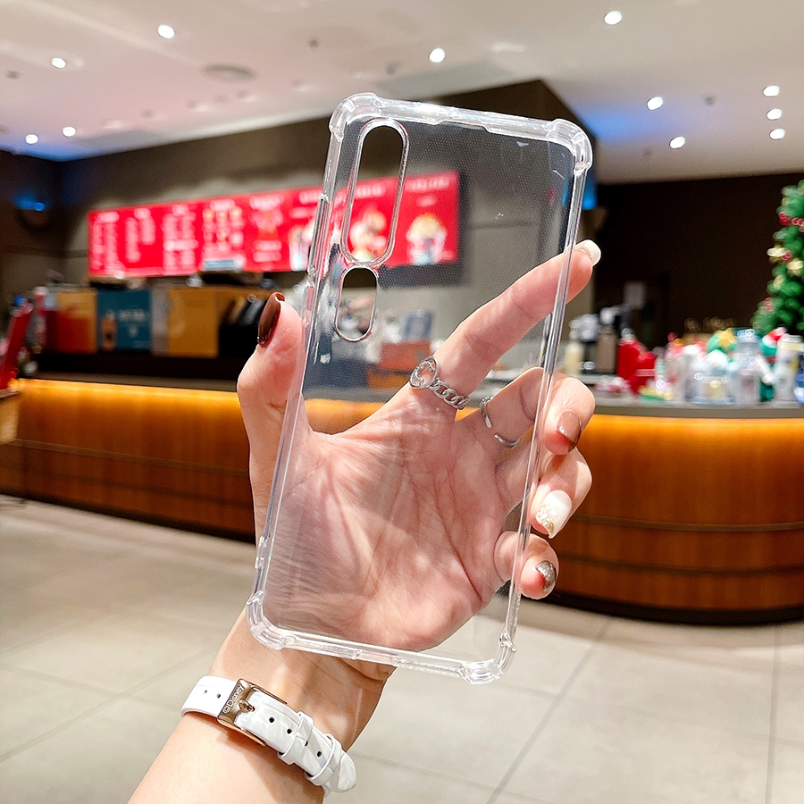 Capa Simple & Clear para Samsung A05 A05S A06 A10 A10S A11 A12 A13 4G A13 5G Capa de Espaço Premium à Prova de Quedas