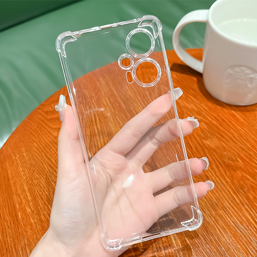 Capa Simple & Clear para Samsung M53 5G M35 M14 5G M02S A54 A14 A13 4G A03 A02S Capa de Espaço Premium à Prova de Quedas