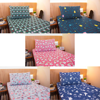 Jogo de Cama Solteiro Kids Infantil - Algodão antialérgico - Colchão box ou normal - Menino e Menina Estampados Lençol em Oferta na Shopee