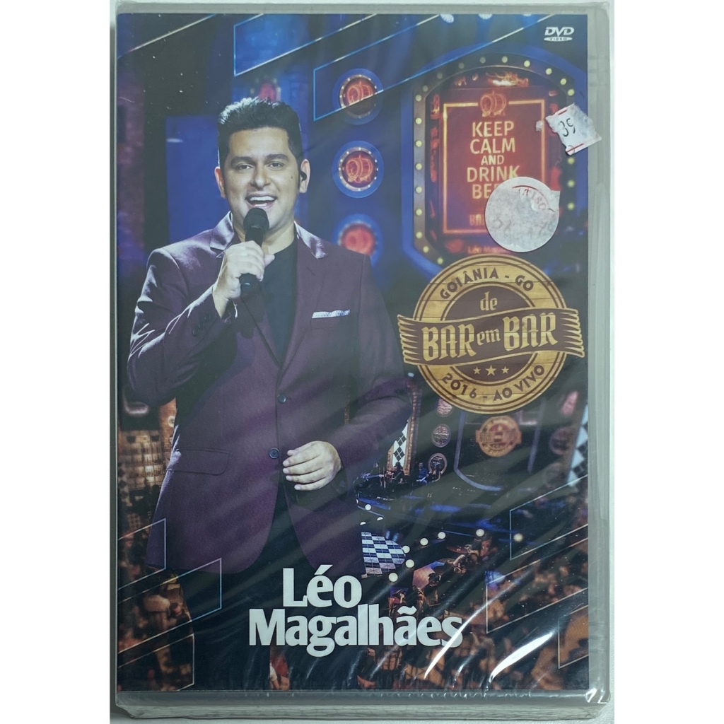 Léo Magalhães - De Bar Em Bar Ao Vivo - DVD Lacrado Original