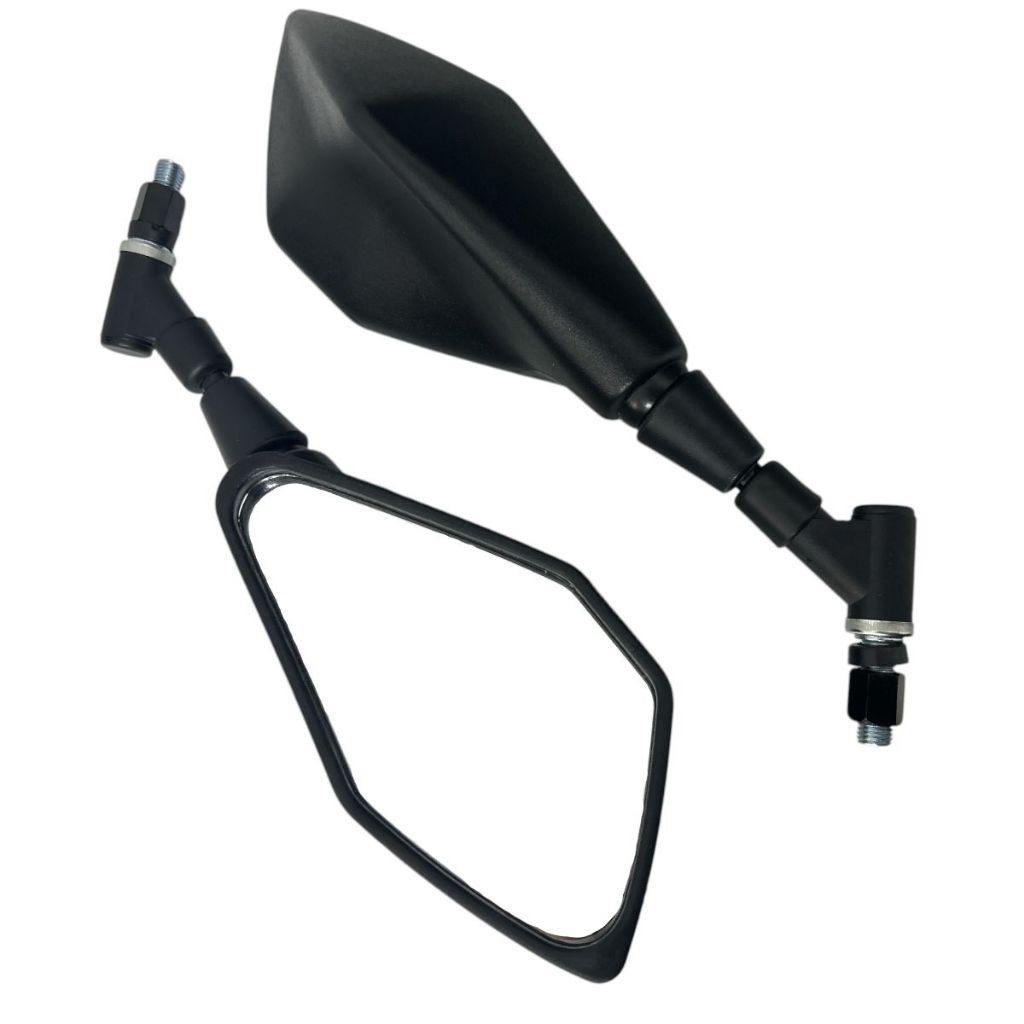 Par Retrovisor Modelo Z400 Articulado Giro 360° Curto/Longo Titan Fan Biz Pop xre Cb Yes intruder Dk — imagem 2 de 2