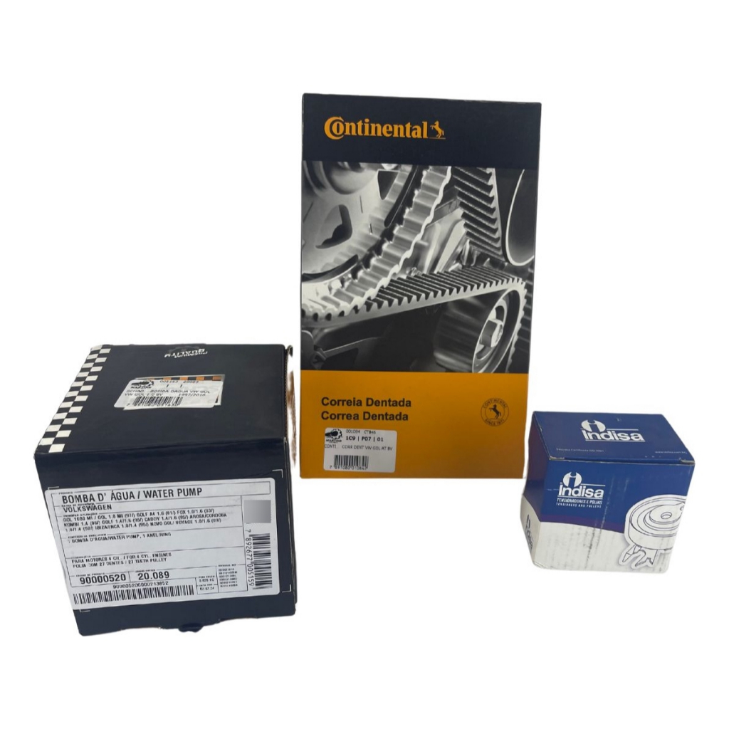 Bomba D'água Correia Dentada e Tensor Gol G2 G3 G4 1.0 8V em Oferta na Shopee