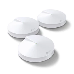 Kit 3 Roteador Wi-fi TP-Link Deco M5 AC1300 Wireless (3 Und) Branco Bivolt