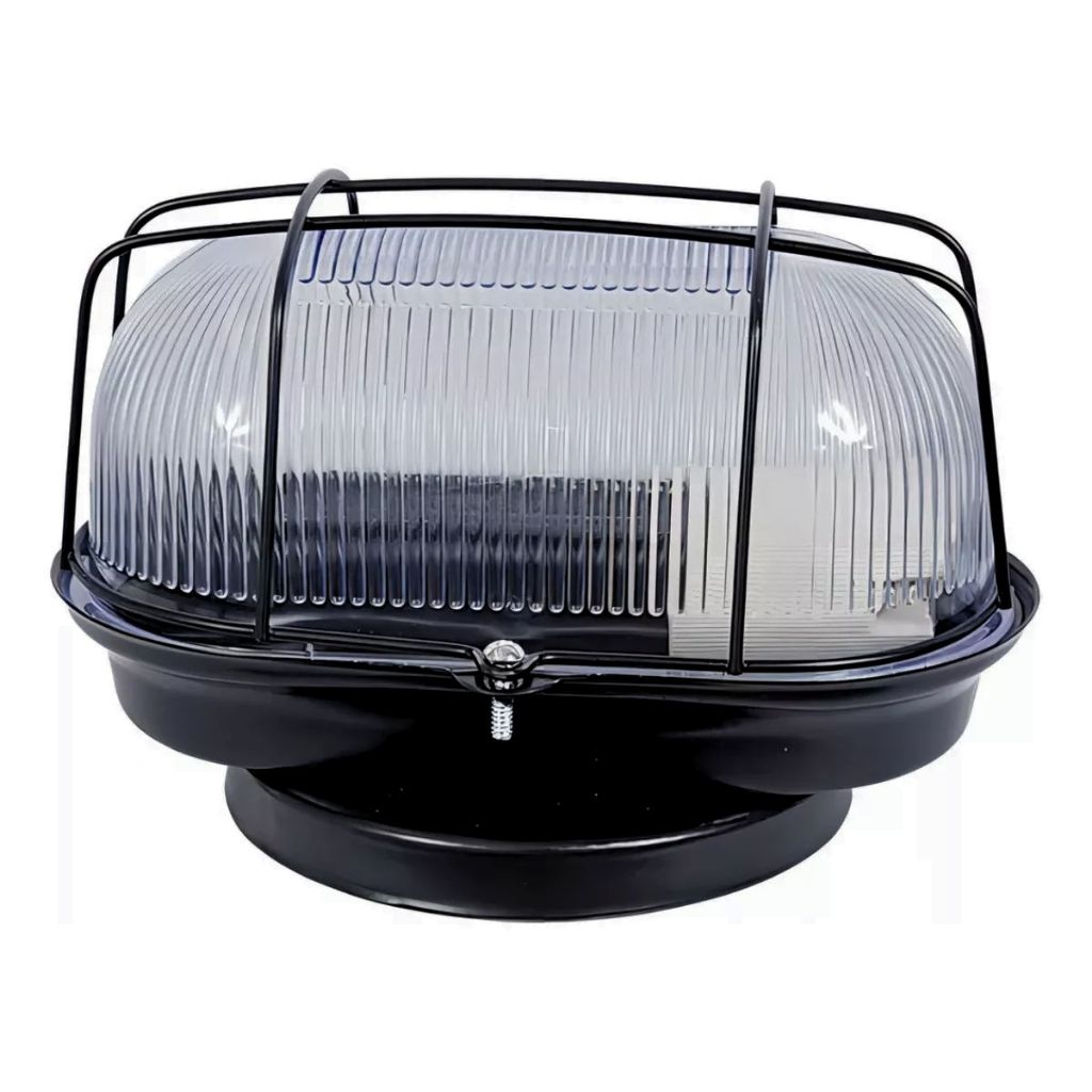 Luminária Tartaruga Globo 60W Preto Acrílico Cristal Lux em Oferta na Shopee