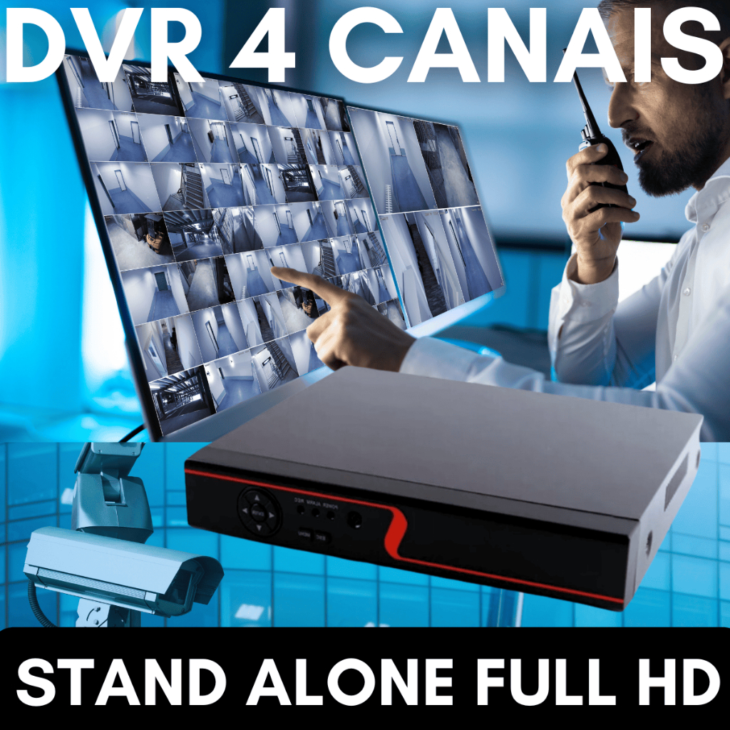 Dvr 4 Canais Ahd Stand Alone Xvr 1080p Full Hd Cftv P2p Cloud Gravador Tipo Mhdx 4 Em 1