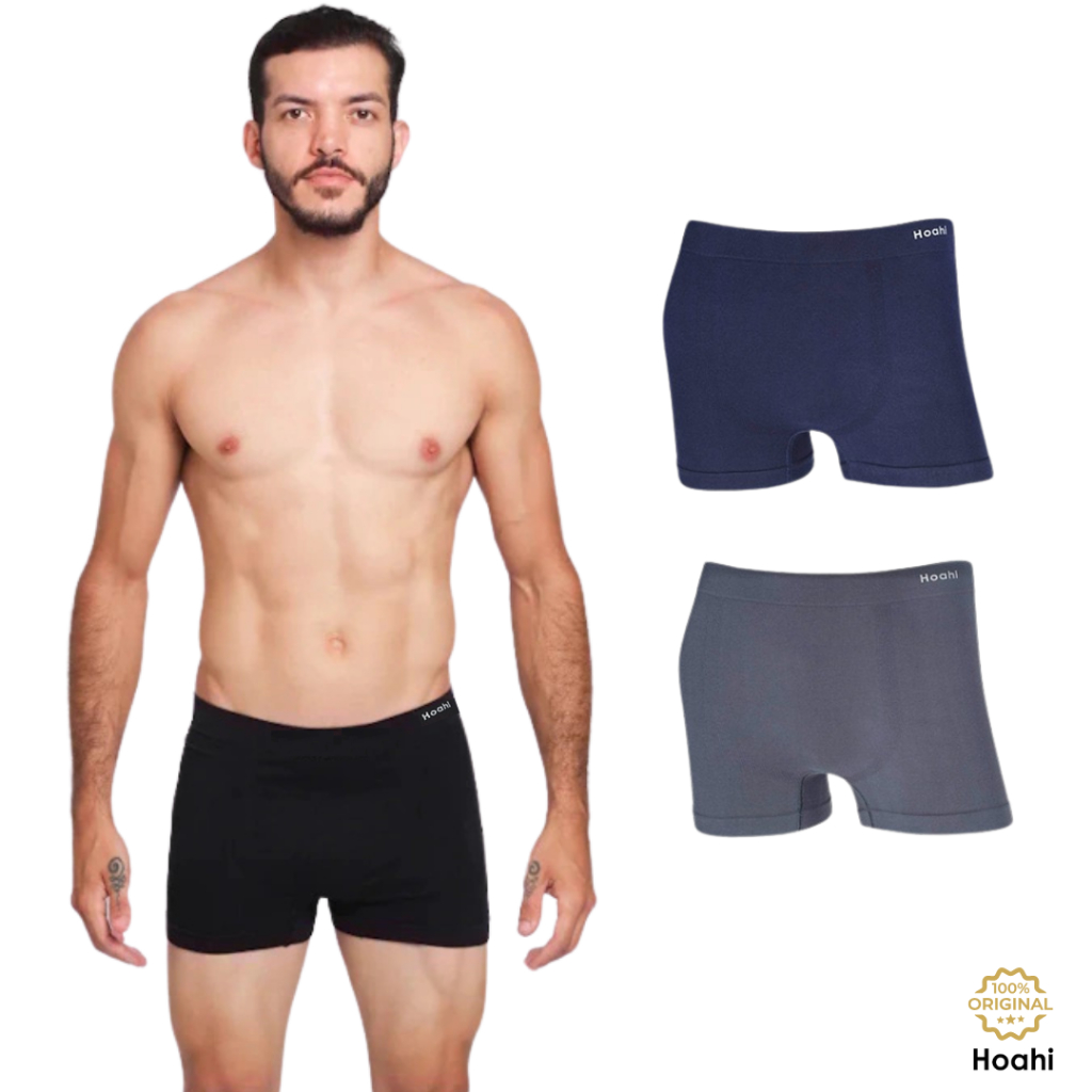 Kit 6 Cueca Sem Costura Boxer Algodão Hoahi Alta Qualidade