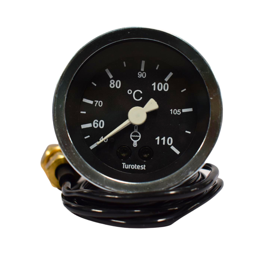 RELOGIO TEMPERATURA AGUA MOTOR 60MM CABO 2 METROS 302402