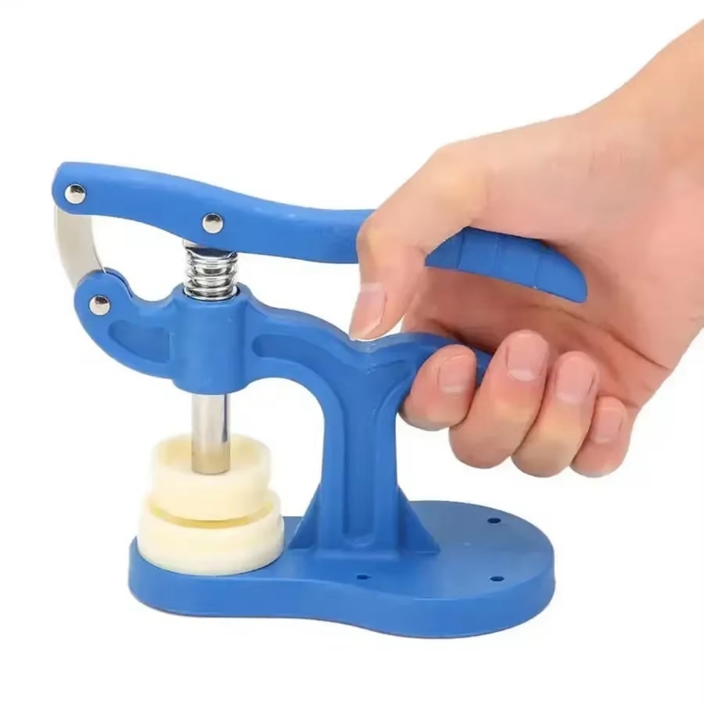 Prensa Para Manutenção De Relógios De Pulso + 12 Adaptadores Relojoeiro Profissional