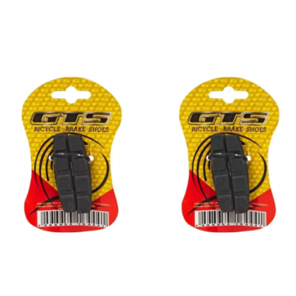 Kit Par De Freio Com 2 Pares de Sapata + 2 Cabos + 2Mtrs de capa  Para Bicicleta V-brake
