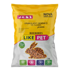 Granulado Higiênico Para Hamster Coelhos e Roedores 2kg Natural Controle de Odores