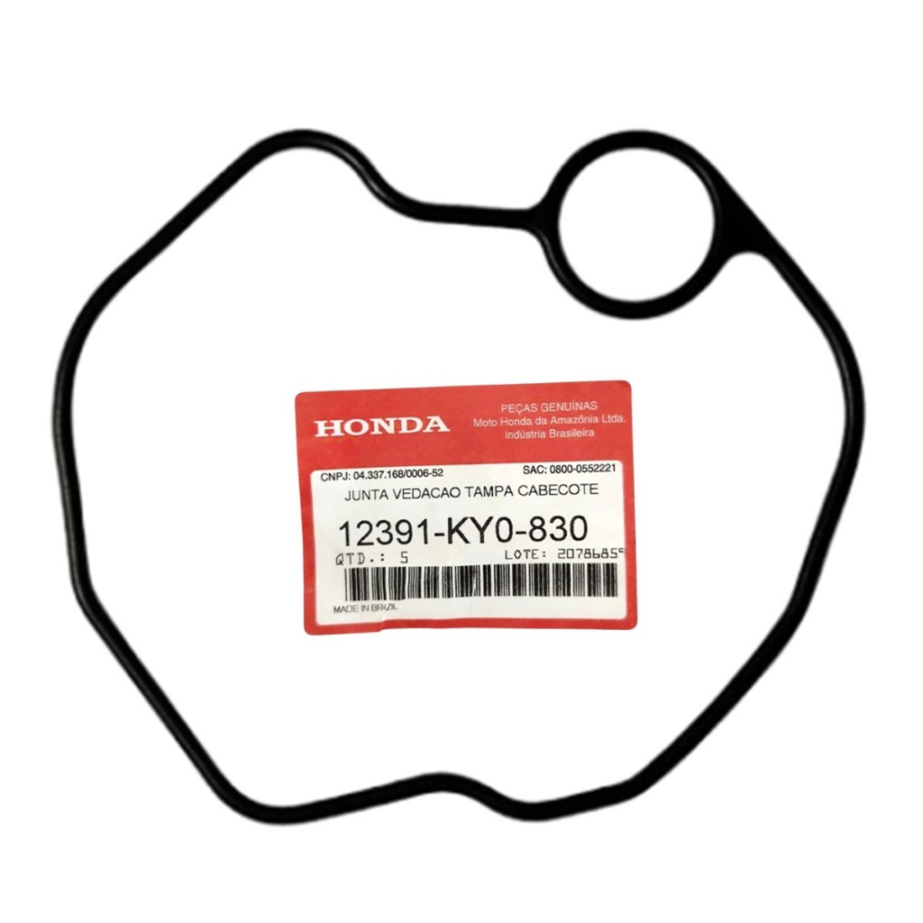 Junta Guarnição Tampa Válvula Cabeçote Cg 125 Titan 125 00 Á 08 Original Honda em Oferta na Shopee