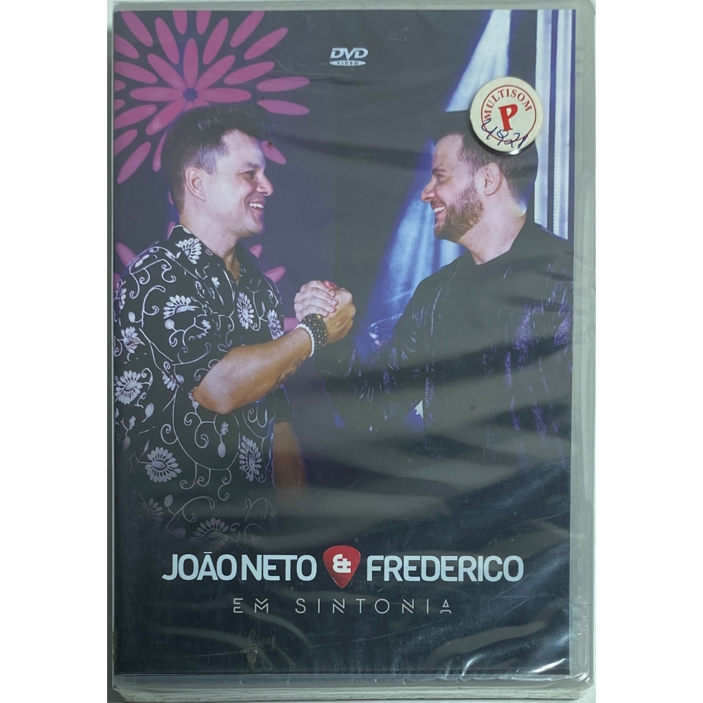 DVD - João Neto & Frederico – Em Sintonia - Lacrado Original