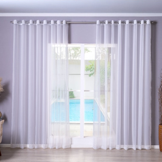 Cortina Voil Bella Sala Quarto  4,00m X 2,70m Voal Leve Transparente Tecido Macio Decoracao de Ambiente Sofisticado em Oferta na Shopee