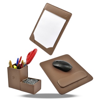 Kit Mouse Pad, Porta Caneta, Risque A5 - Office Designer em Oferta na Shopee