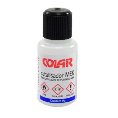 Kit c/ 10 Catalisadores Universal para Massa Plástica Mek (9ml)