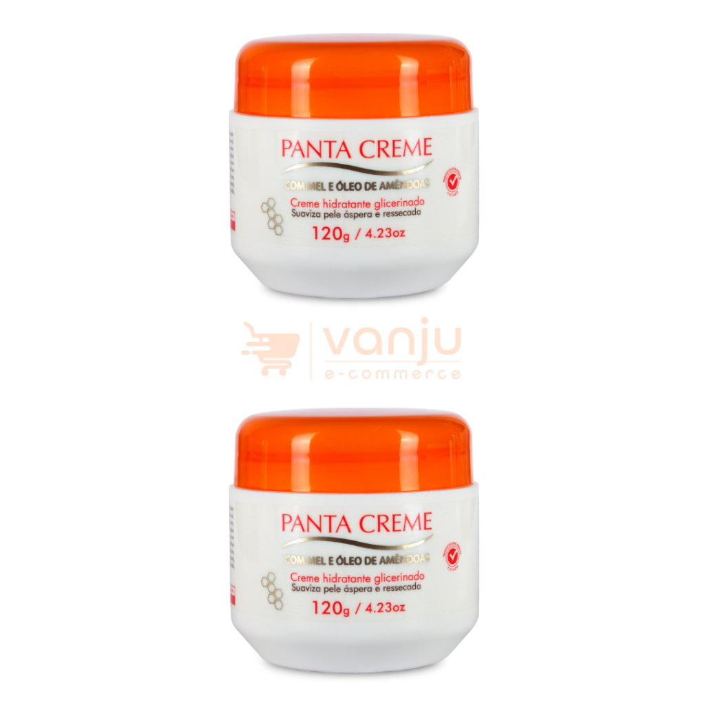 Kit com  2 -Panta Creme de 120g o melhor hidratante para a sua pele