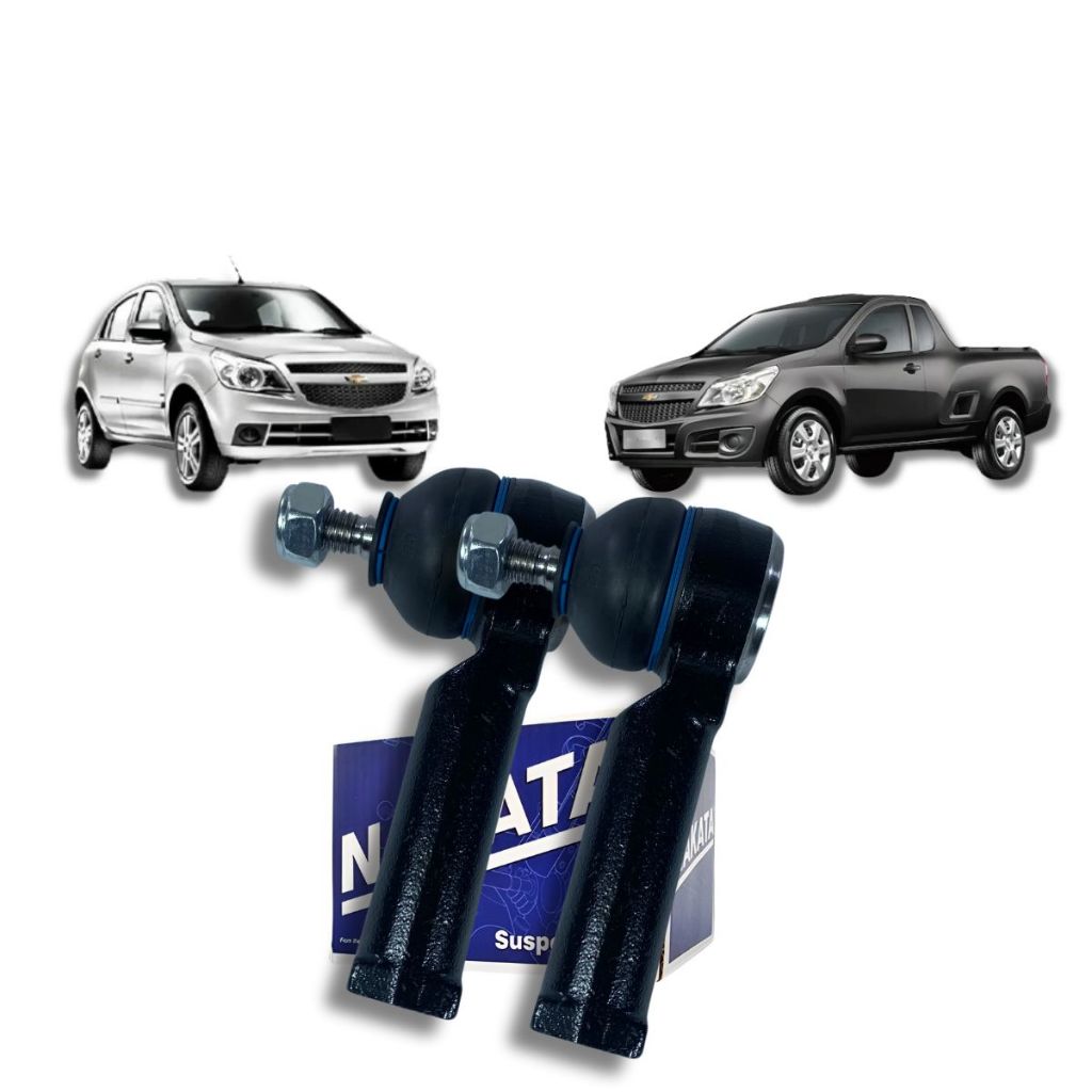 Par Terminal Direção Nakata Gm Montana 1.4 8v 2013 2021 em Oferta na Shopee
