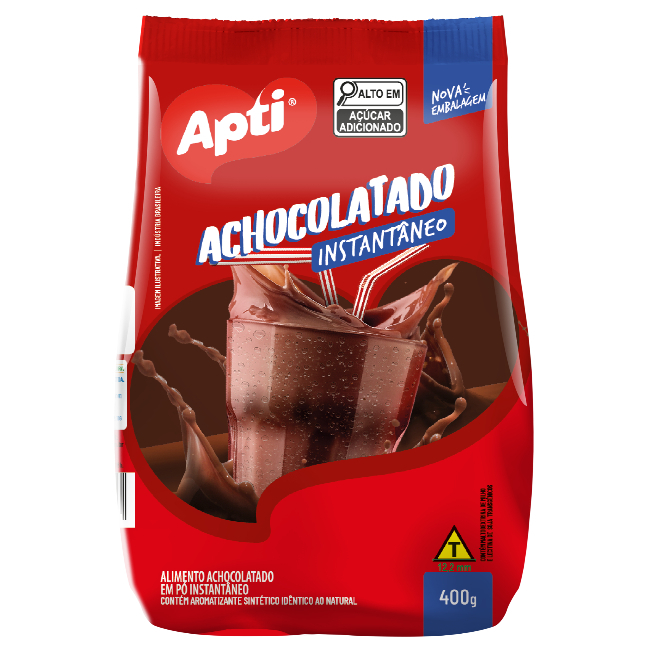 Kit com 3 Achocolatado em Pó Instantâneo Apti 400g em Oferta na Shopee