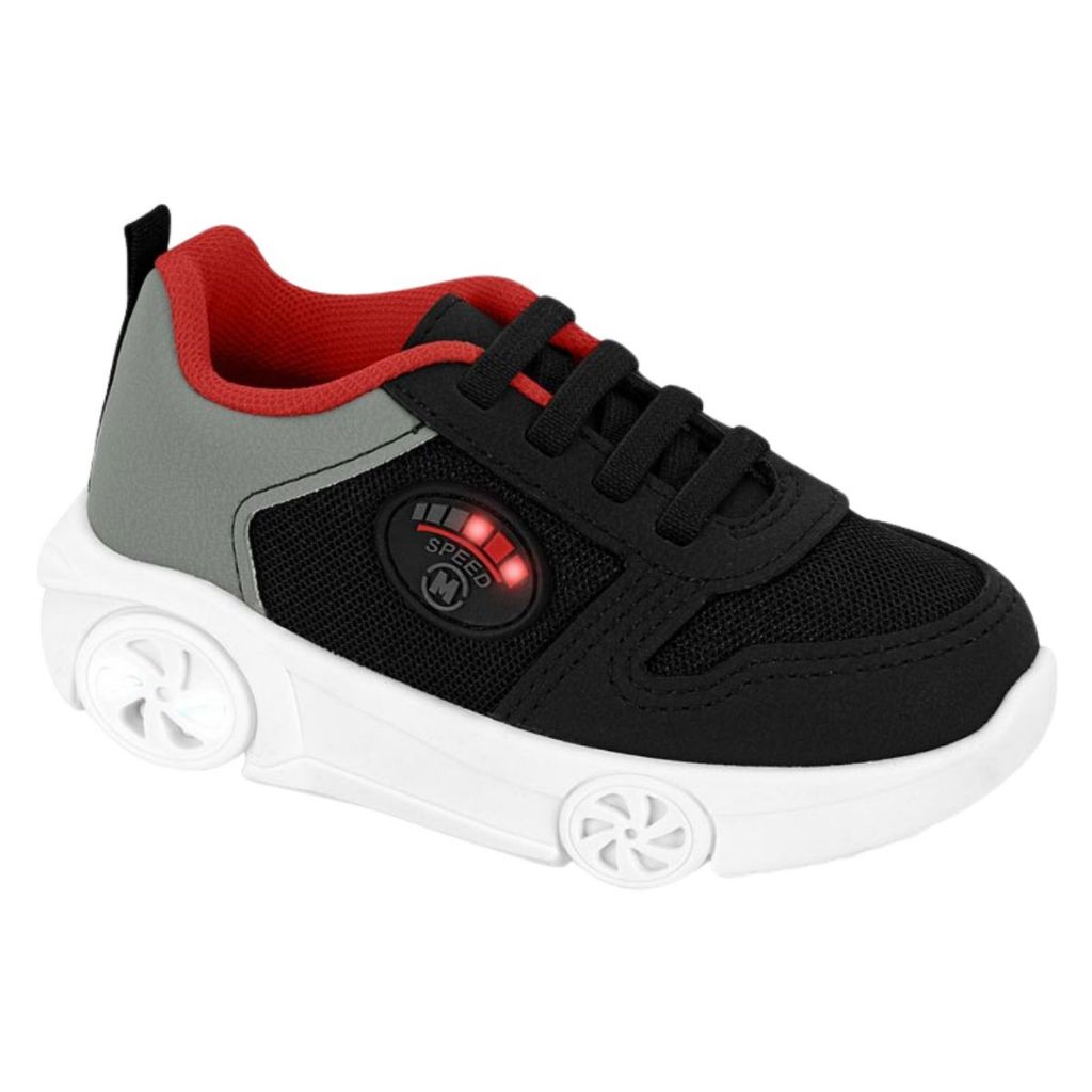 Tênis Infantil Molekinho Bebe Menino com Led Ref:.2632.211