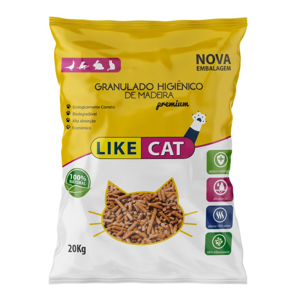 O que é Granulado de Madeira para Gatos 20kg? Guia e Onde Comprar | BuscaProdutos
