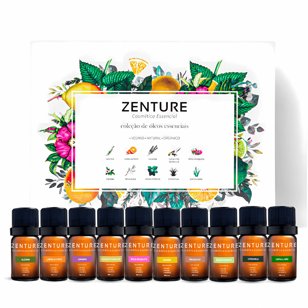 Óleo Essencial Puro Aromaterapia Zenture Escolha Aroma em Oferta na Shopee