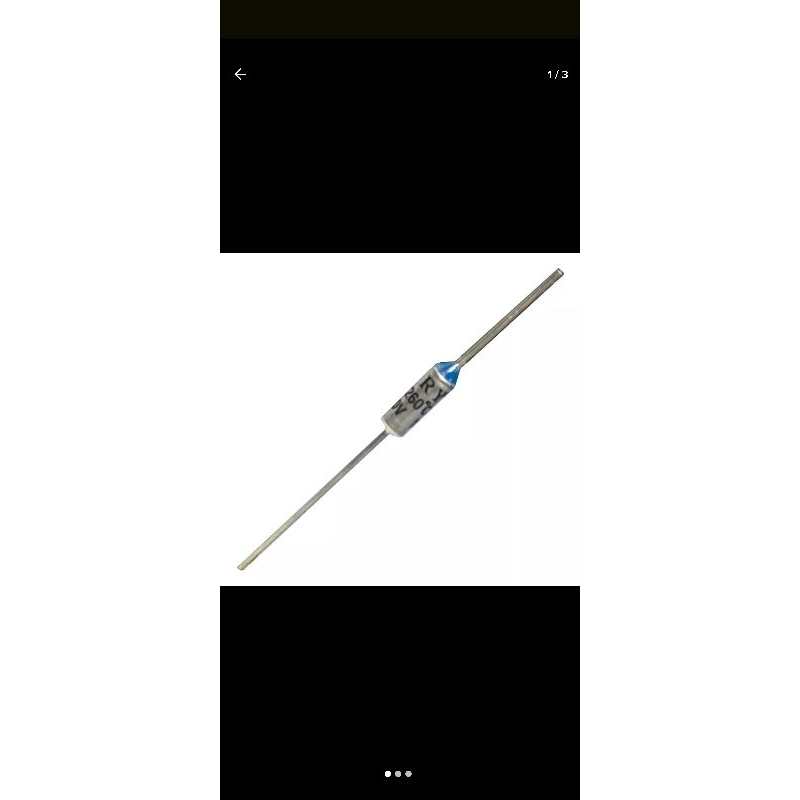 Fusível térmico 260C .