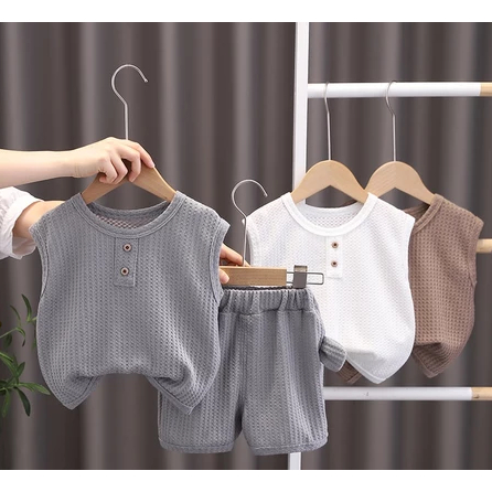 Roupas Para Meninas Toddler Summer Boy Girl Outfits Camiseta Sólidas 2pcs/Set Crianças Conjunto De Casuais Coreanas Resp