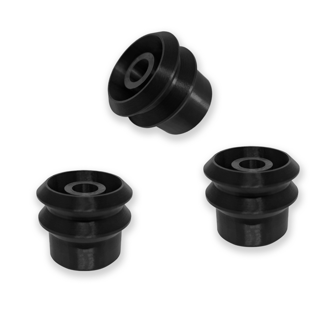 Kit Bucha Botao Buzina Gol Quadrado Fusca Itamar 93/96 3pcs