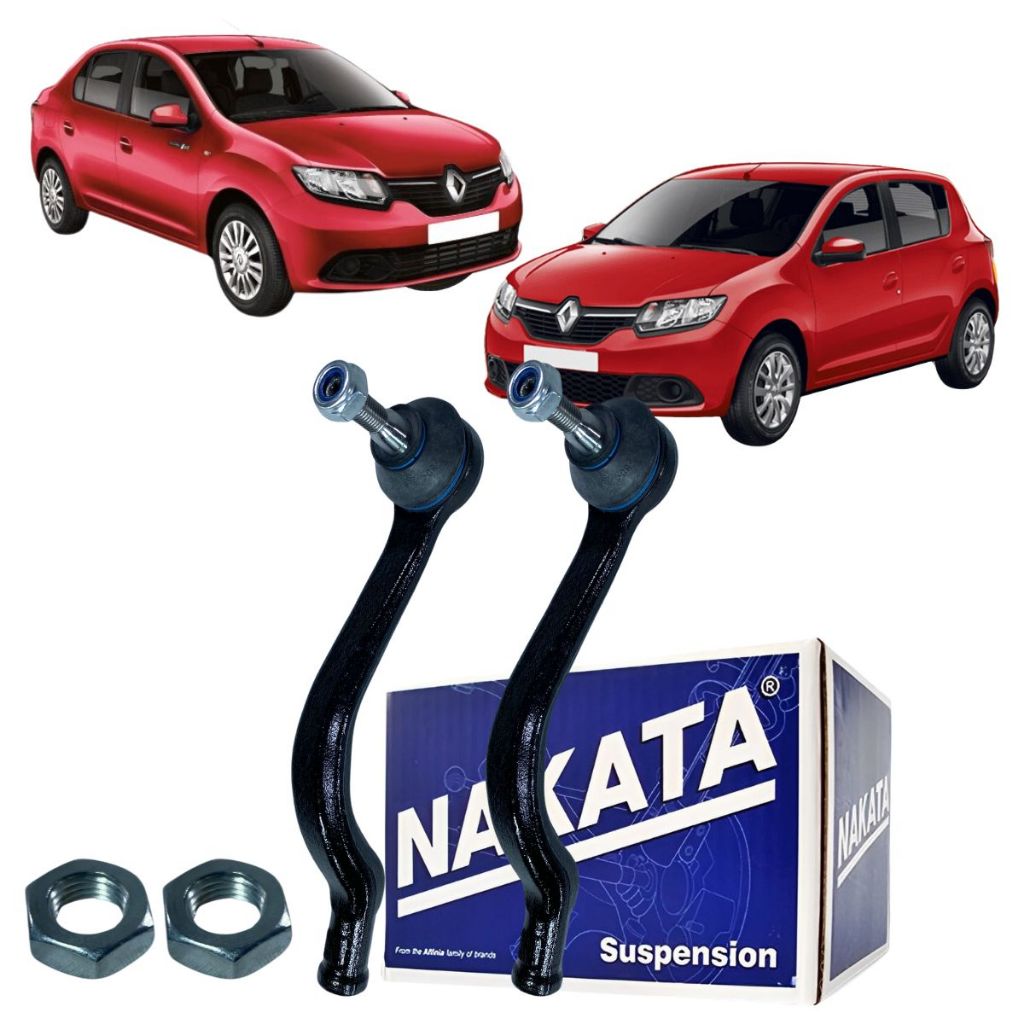 Par Terminal Direção Nakata Renault Sandero 1.0 16v 2014