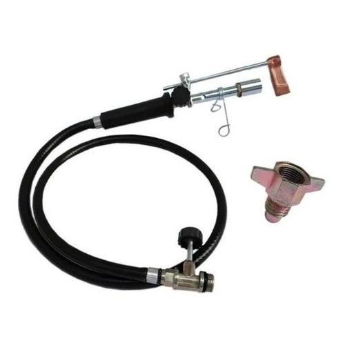 Maçarico Machadinha Com mangueira +Adaptador P13 Botijão