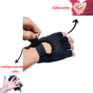 Luva para academia feminino masculino treino barra mãos sem calo em Oferta na Shopee