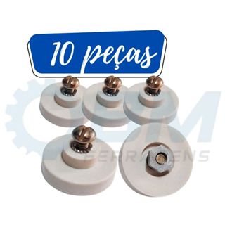 Roldana Box De Acrílico Abrigo Pia 25mm Kit Com 10 Pçs em Oferta na Shopee