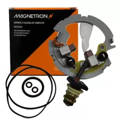 Suporte e Escovas do Motor Lander 250 2007-2012 / Fazer 250 2005-2011 Magnetron