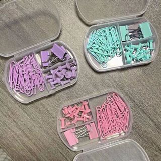 Escritório Clips Alfinete Prendedor Tons Pasteis Kit Office Papelaria Candy Fofa Clip Magnético em Oferta na Shopee