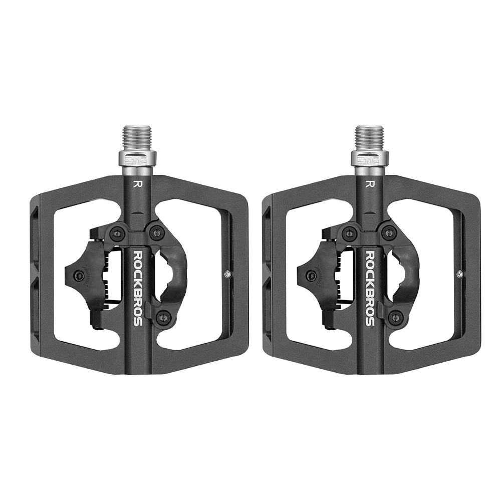 Pedal Para Bicicleta Rockbros Clip Com Plataforma Padrão Spd