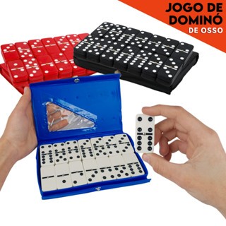Jogo De Domino De Osso Profissional - Pedras Grandes - AV