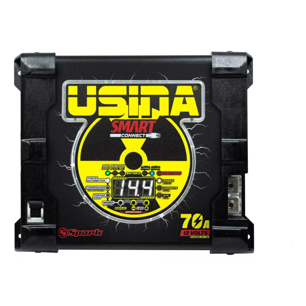 Fonte e Carregador Usina Smart Connect 70A - 12V - Spare Parts and Accessories for Vehicles