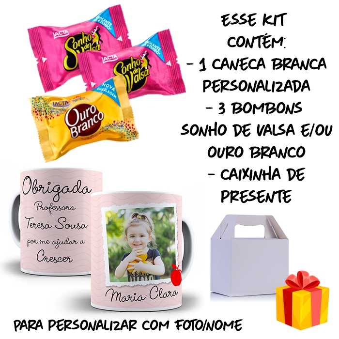 Caneca Personalizada com Bombons: Onde Comprar | BuscaProdutos