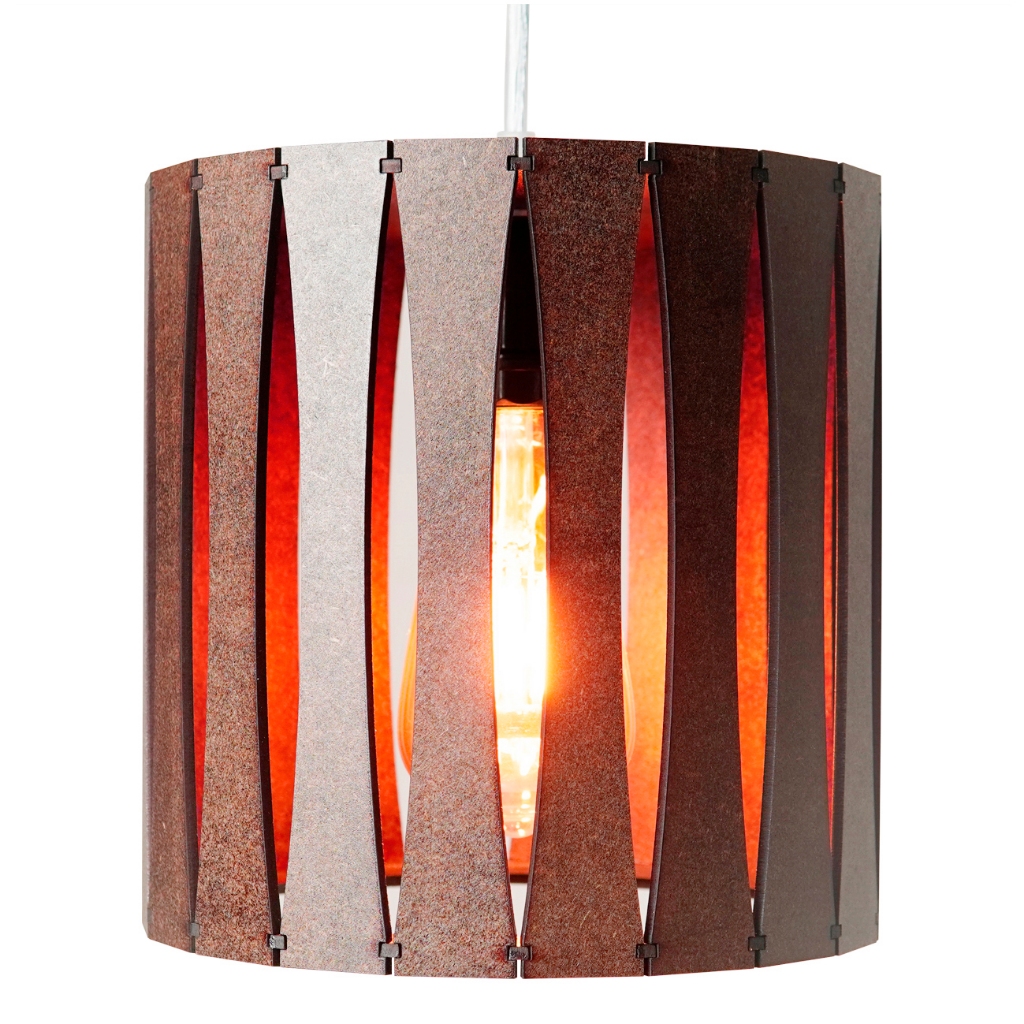 Luminária de Teto Pendente Lustre Madeira MDF Decoração Cozinha Achadinhos da Shopee Entrega Rápida