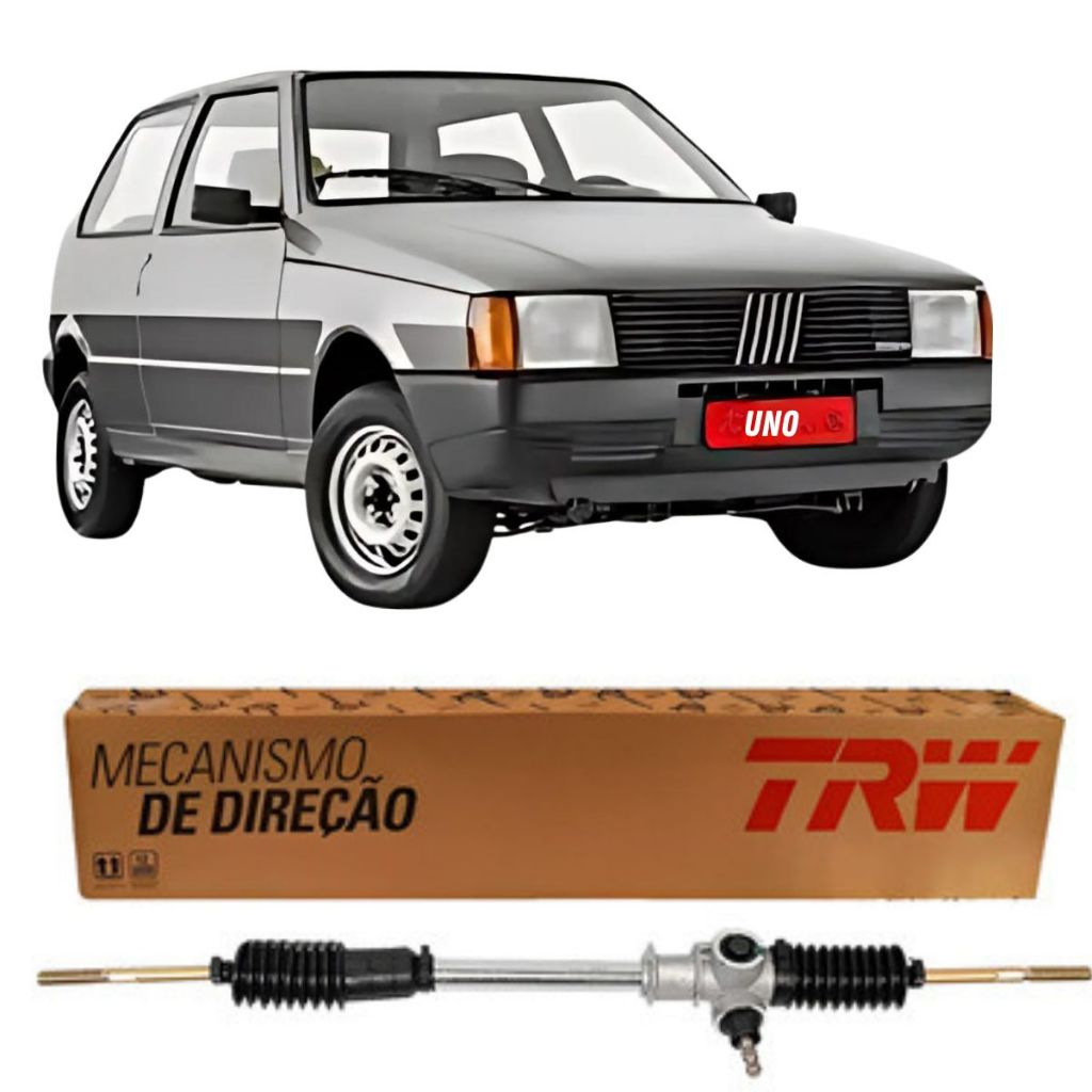 Caixa Direção Mecânica Trw Fiat Uno 1993 a 2014 Elba Premio Fiorino Pick Up em Oferta na Shopee