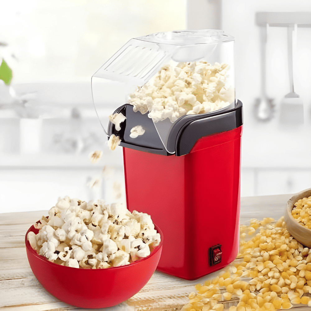 Pipoqueira Eletrica 110V Máquina De Pipoca Elétrica Sem Óleo Maquina Pipocas Ar Quente Casa